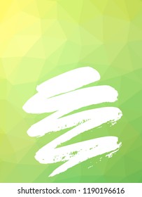 Vector illustration. Cover for notebook. Abstract background polygon art