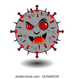 Vector illustration Covid 19 corona virus disease.