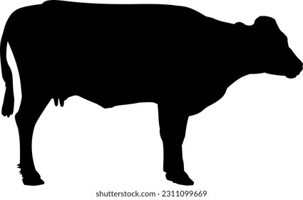 vector or illustration of a cow suitable for qurbani design