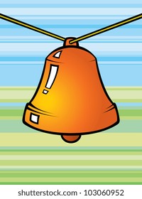 Vector illustration of a cowbell. Can be easily colored and used in your design.