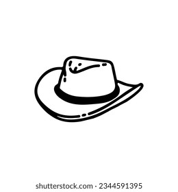 vector illustration of a cowboy hat