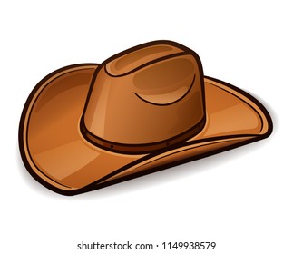 Vector illustration of cowboy hat design concept