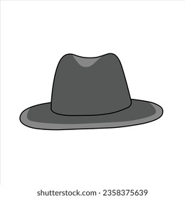 vector illustration of cowboy hat icon
