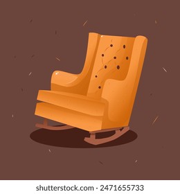 Vector illustration of cozy sofa