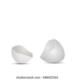 Vector illustration of Cracked egg