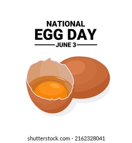 Vector illustration, cracked egg shell isolated on white background, template design for recipe or national egg day banner.