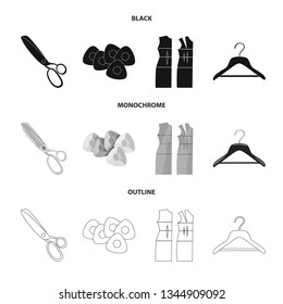 Vector illustration of craft and handcraft icon. Collection of craft and industry stock symbol for web.