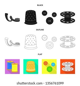 Vector illustration of craft and handcraft icon. Set of craft and industry vector icon for stock.