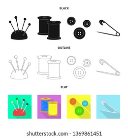 Vector illustration of craft and handcraft icon. Collection of craft and industry stock vector illustration.