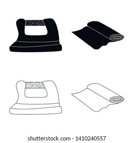 Vector illustration of craft and handcraft icon. Collection of craft and industry vector icon for stock.