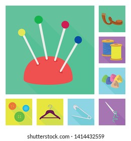 Vector illustration of craft and handcraft icon. Collection of craft and industry stock symbol for web.