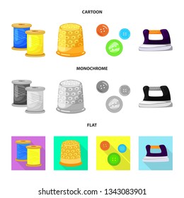 Vector illustration of craft and handcraft symbol. Set of craft and industry stock vector illustration.