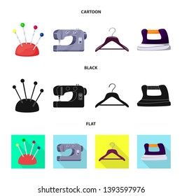 Vector illustration of craft and handcraft symbol. Collection of craft and industry vector icon for stock.