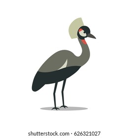Vector Illustration of a Crane