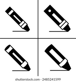Ilustración vectorial de icono de crayón para negocios. Diseño de Vector estándar.