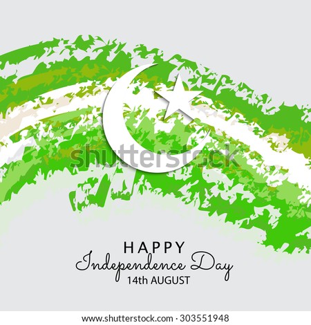  Vector Illustration Creative a beautifu lbackground for Independence Day.