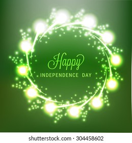 vector illustration Creative a beautiful background for Independence Day.