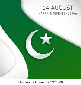 vector illustration Creative a beautiful greeting for Independence Day.