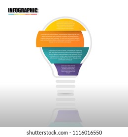 Vector illustration of creative business infographic template and modern icons represent as steps or workflow diagram.