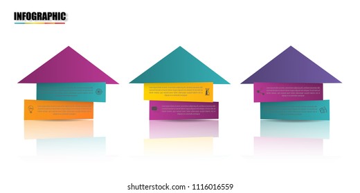 Vector illustration of creative business infographic template and modern icons represent as steps or workflow diagram.