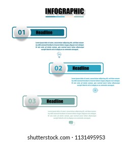 Vector illustration of creative business infographic template and modern icons represent as steps or workflow diagram.