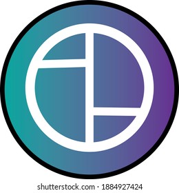 Vektorgrafik des Logos für kreative Unternehmen