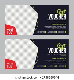 Vector illustration, creative business voucher template can be used for all Fashion needs