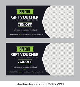 Vector illustration, creative business voucher template can be used for all Restaurant needs