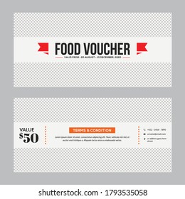 Vector illustration, creative business voucher template can be used for all Restaurant needs