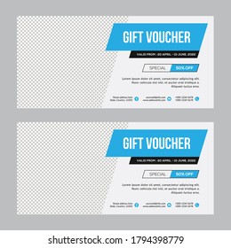 Vector illustration of a creative business voucher template can be used for all Company needs