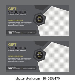 Vector illustration, creative business voucher template can be used for all Fashion needs