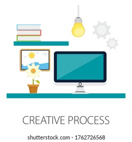 Vector Illustration Of Creative Concept Design With 