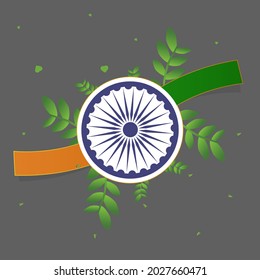 Vector Illustration of Creative Indian flag color background for Independence Day, Republic Day and other events.