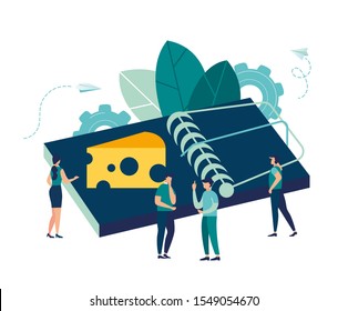 Vector Illustration, Creative Metaphor On The Theme Of Money Traps, A Trap As A Symbol Of Financial Illiteracy Of People And The Pursuit Of Easy Money, Free Cheese Only Mousetrap Metaphor