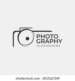 ilustración vectorial del logotipo de medios de fotografía creativa perfecto para fotógrafos y empresas de medios