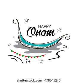  Vector illustration of a Creative Poster, Banner or Flyer design for South Indian Festival celebration.