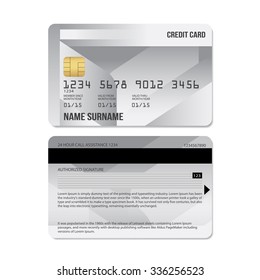 Vector Illustration Of  Credit Card : Leaf Collections