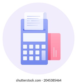 Vector illustration of credit card payment.