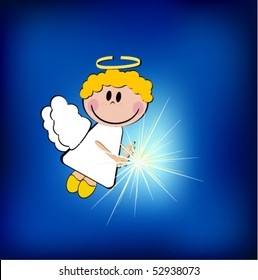 vector illustration of Cristmas star
