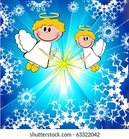vector illustration of Cristmas star