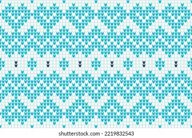 Vector illustration crochet stitches is crocheted with multi-colored threads. Acrylic baby yarn