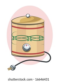 Vector Illustration Of A Crock Pot