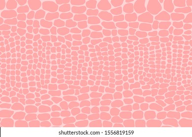 Vector illustration of crocodile skin pattern. Animal print