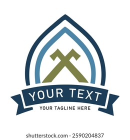 vector illustration of a cross logo design