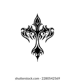 vector illustration of cross symbol