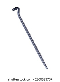 Vektorgrafik Crowbar einzeln auf weißem Hintergrund.
Tischlerwerkzeuge.