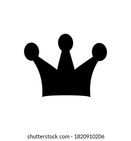 Vector illustration of a crown icon.