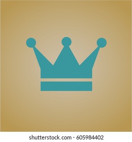 Vector illustration of Crown icon
