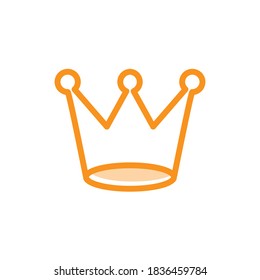 Vector, illustration crown icon design template