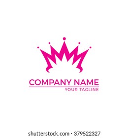 Vector Illustration : Crown Logo Design